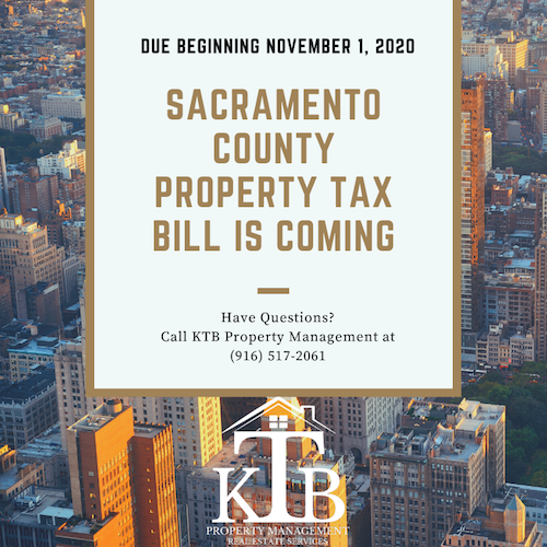 Your Sacramento County property tax bill is coming...